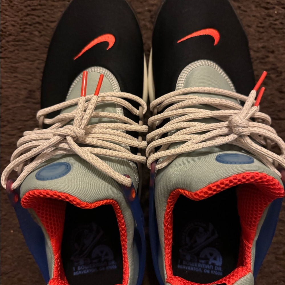 Nike Air Presto PRM in Black and Orange